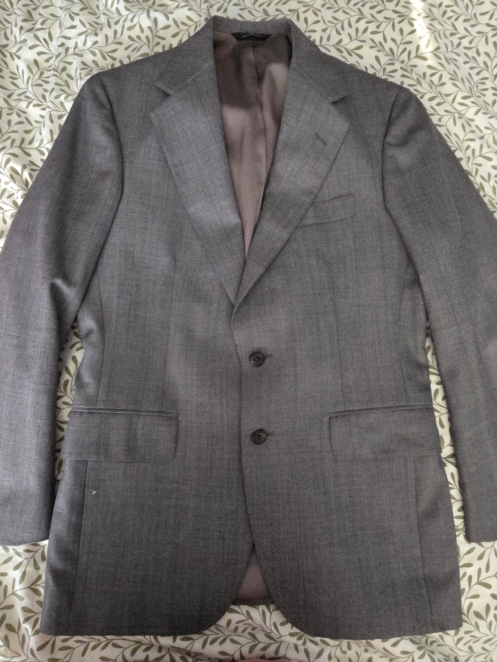 Polo University Club by Ralph Lauren Men's Gray Two-Button Sport Coat